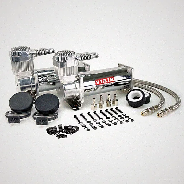 444C Dual Compressor for Suspension (2 Pack) 12V Continuous Duty Cycle Compre...