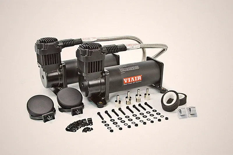 VIAIR 444 C DUAL Pack Stealth Black Compressors Air Bag Air Ride Suspension