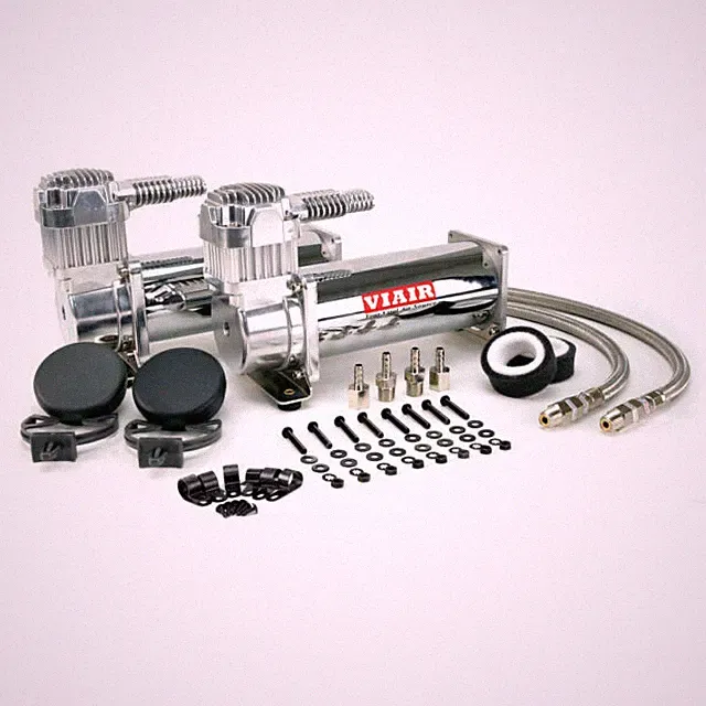 VIAIR 44432 200 PSI Dual Value Pack - Chrome